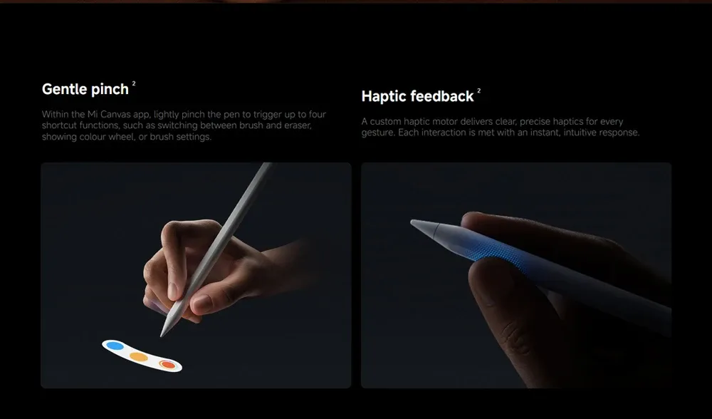 Xiaomi Focus Pen Pro, gros plan sur la pointe