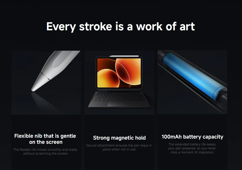 Xiaomi Focus Pen Pro, dessin et annotation