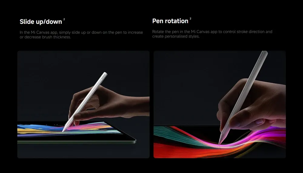 Xiaomi Focus Pen Pro, ambiance créative