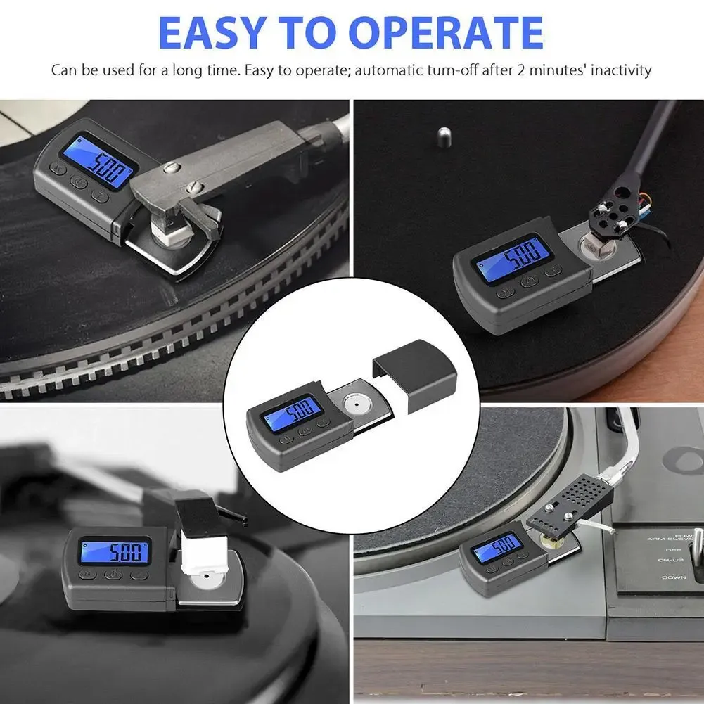 Jauge numérique portable à écran LCD rétroéclairé, haute précision, pour disques vinyles LP et pesée de bijoux (0,01 à 5 g) 4