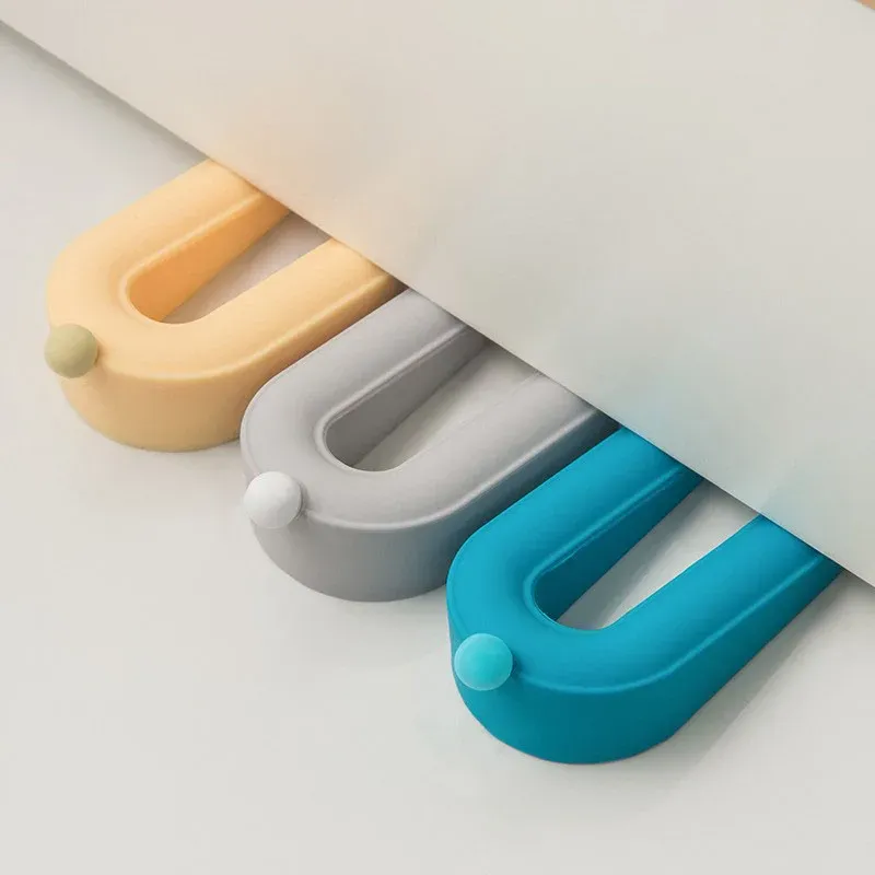 Butée de porte en silicone autoadhésive, anti-choc et silencieuse, pour maison et bureau - Image 1