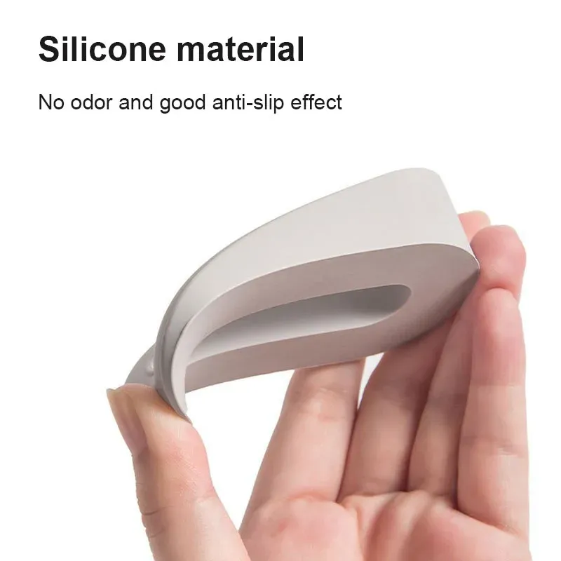 Butée de porte en silicone en situation