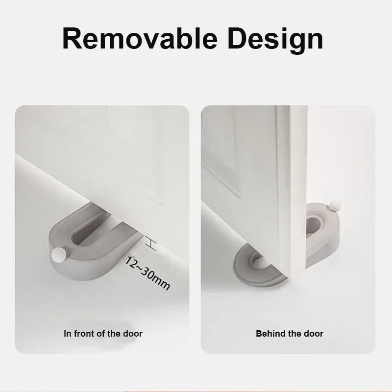Butée de porte en silicone, finition soignée