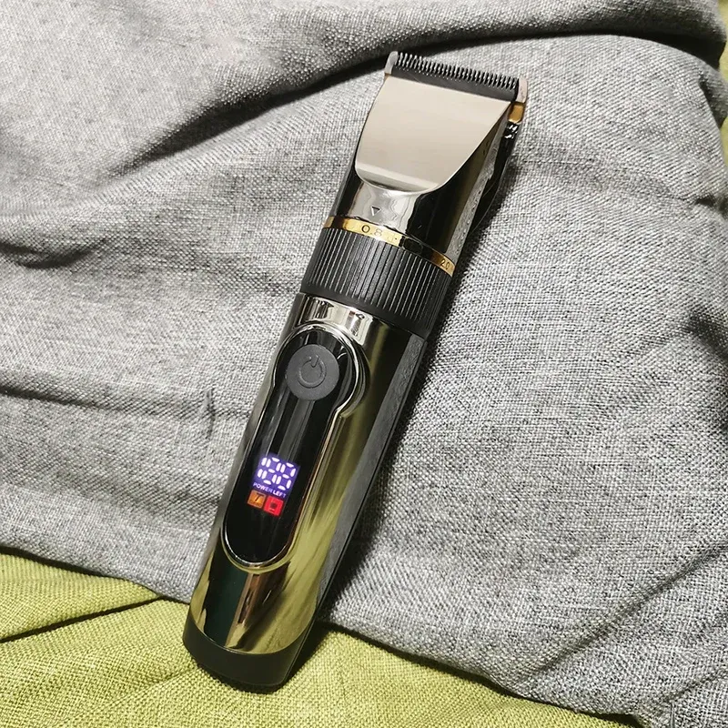 Tondeuse à cheveux électrique avec écran LED, tondeuse professionnelle étanche pour hommes et enfants, coupe de cheveux et de barbe 2