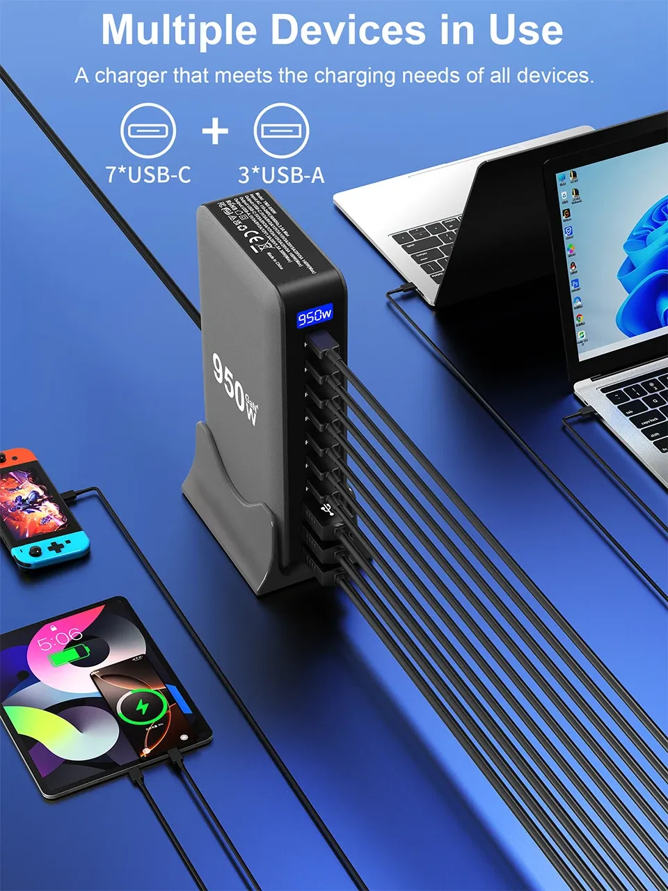 Charge rapide d'une tablette