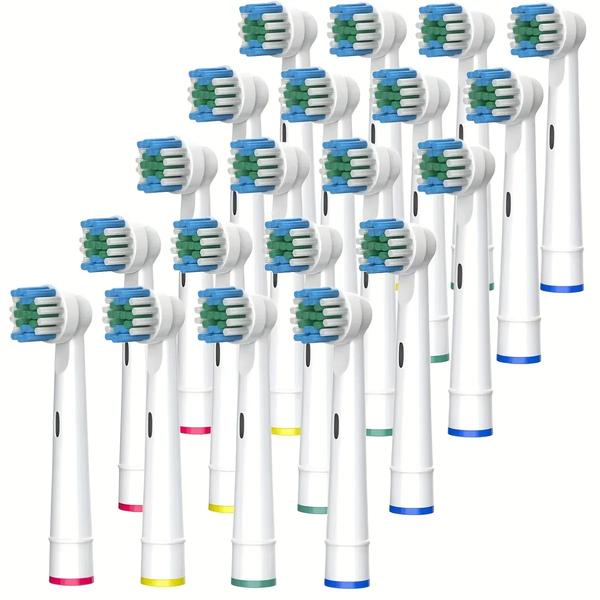 Têtes de brosse à dents de rechange compatibles Oral-B et Braun, lot de 4, 12, 16 ou 20 pièces - Image 1