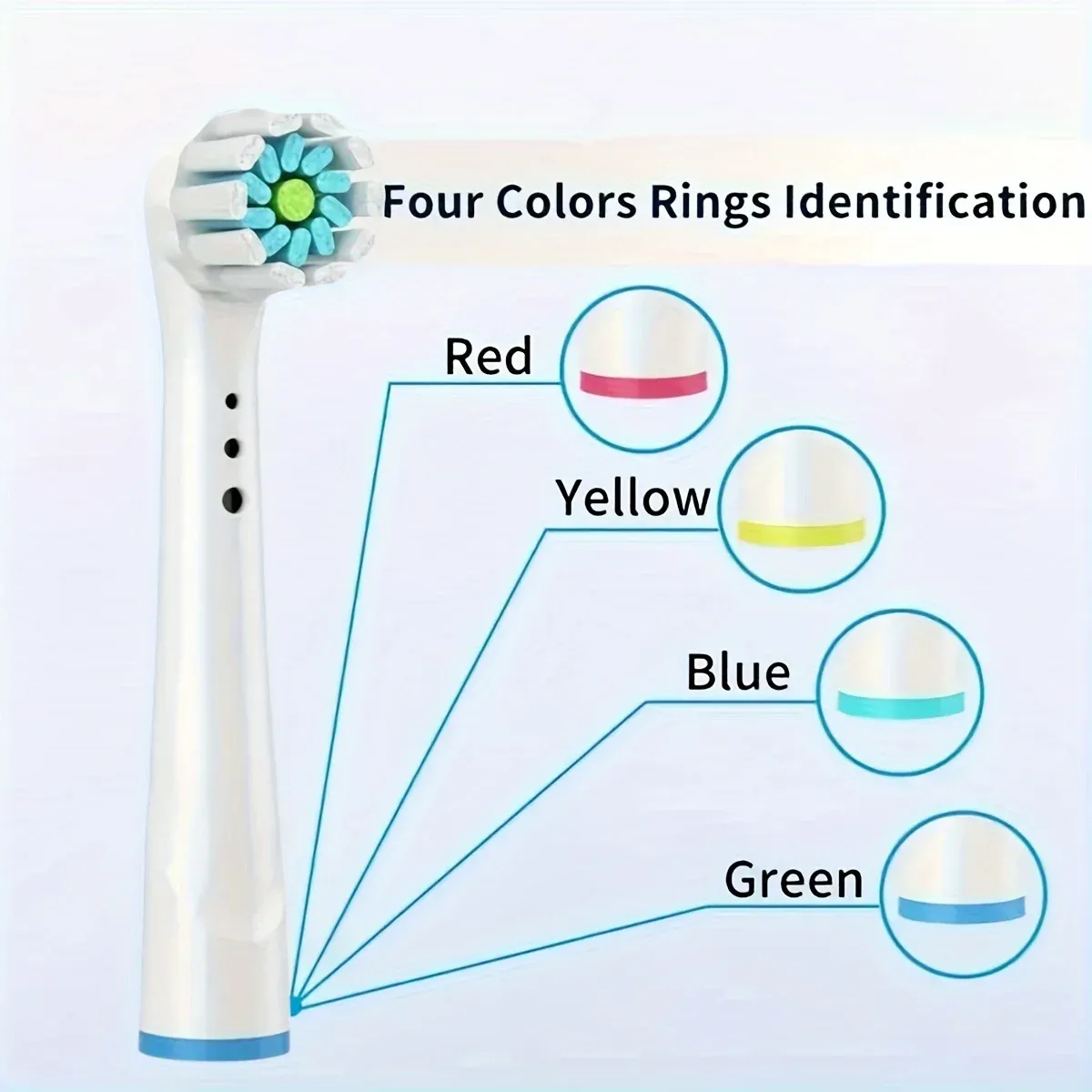 Têtes de brosse à dents de rechange compatibles Oral-B et Braun, lot de 4, 12, 16 ou 20 pièces 5