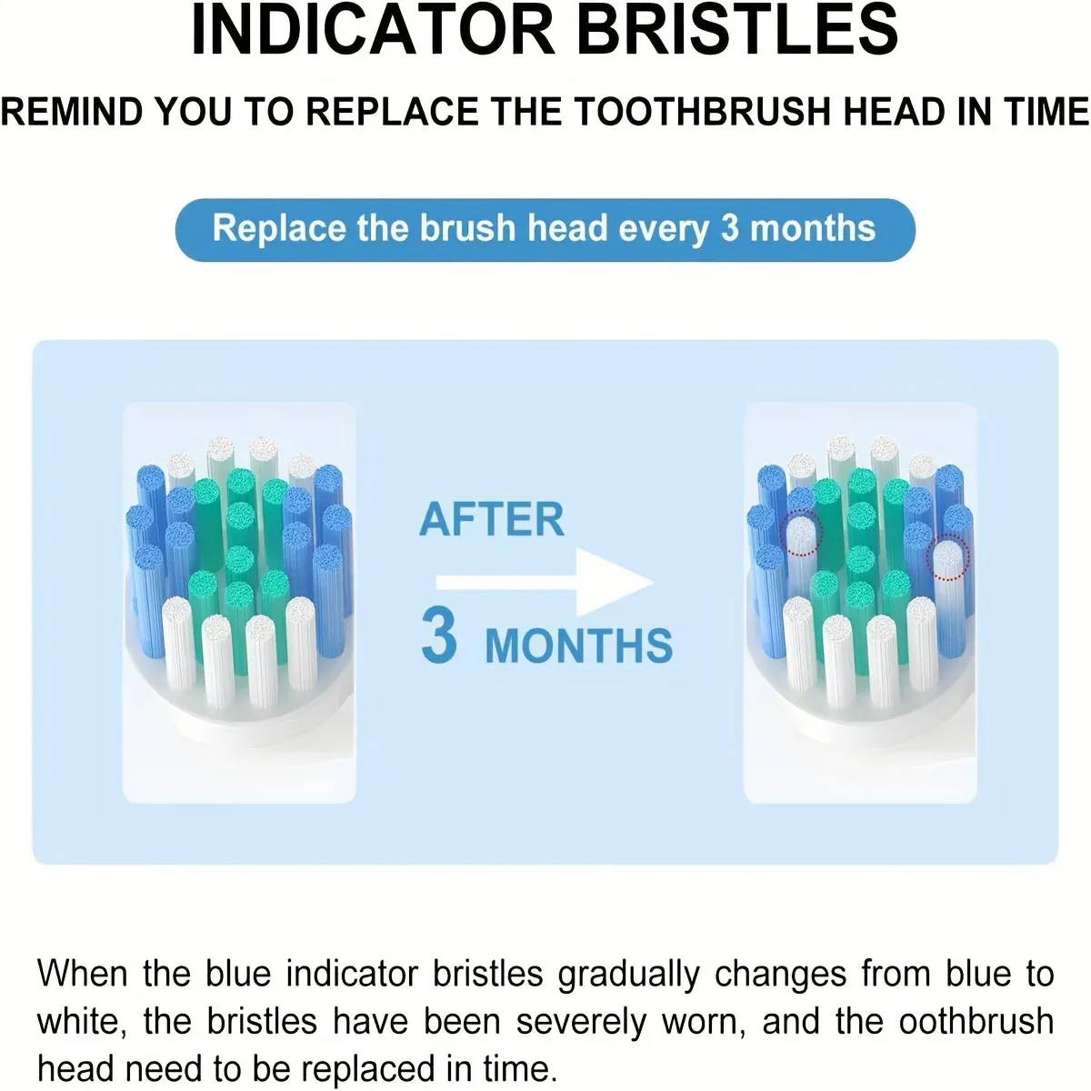 Têtes de brosse à dents de rechange de qualité premium