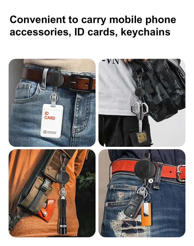 Porte-clés rétractable au quotidien