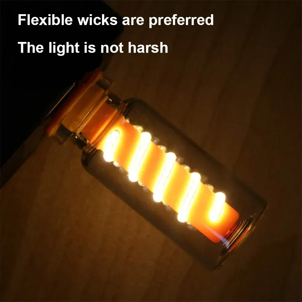 Ampoule LED rétro à filament spirale, USB 5 V, variable tactile, 1 W, veilleuse décorative pour voiture et camping 4
