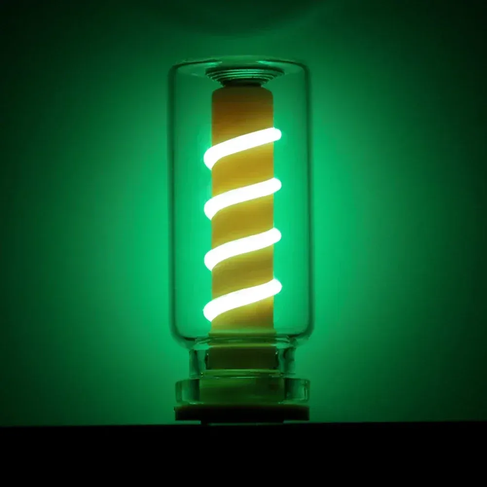Ampoule LED rétro à filament spirale, USB 5 V, variable tactile, 1 W, veilleuse décorative pour voiture et camping 15