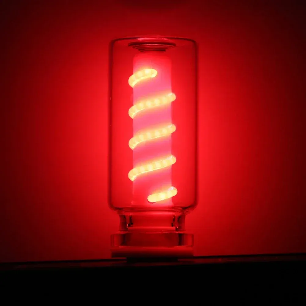 Ampoule LED rétro à filament spirale, USB 5 V, variable tactile, 1 W, veilleuse décorative pour voiture et camping 9