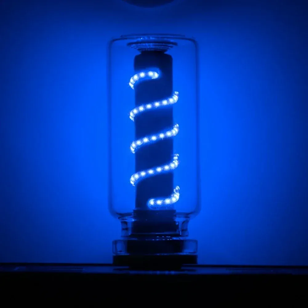 Ampoule LED rétro à filament spirale, USB 5 V, variable tactile, 1 W, veilleuse décorative pour voiture et camping 12