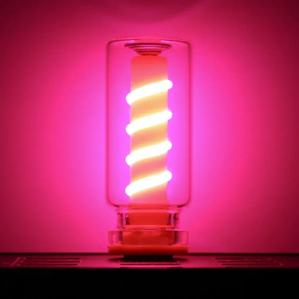Ampoule LED rétro à filament spirale, USB 5 V, variable tactile, 1 W, veilleuse décorative pour voiture et camping 8
