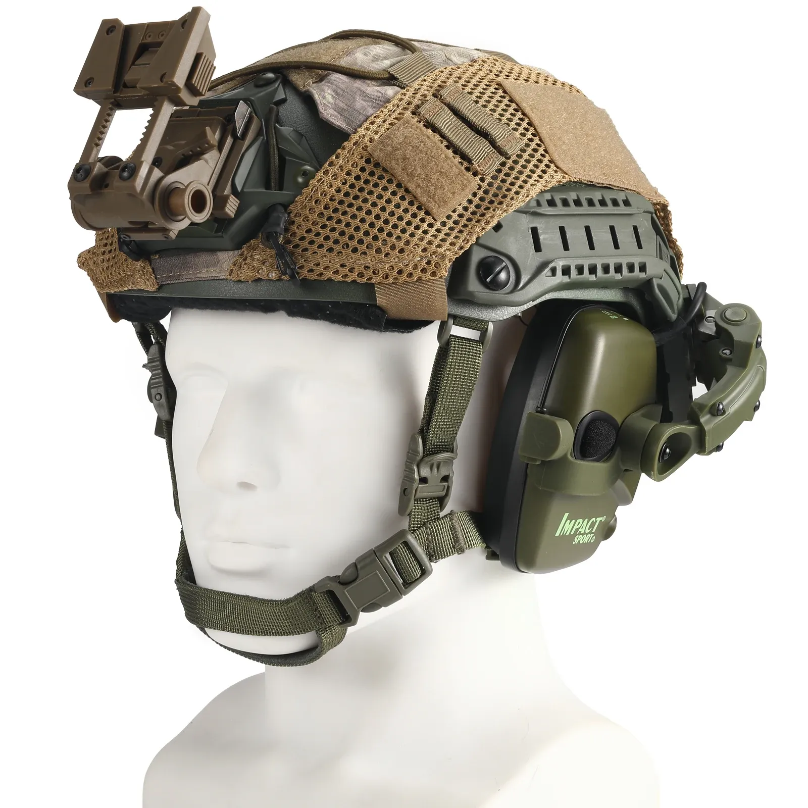 Casque de tir électronique à réduction de bruit et protection auditive, modèle 514 Up 6