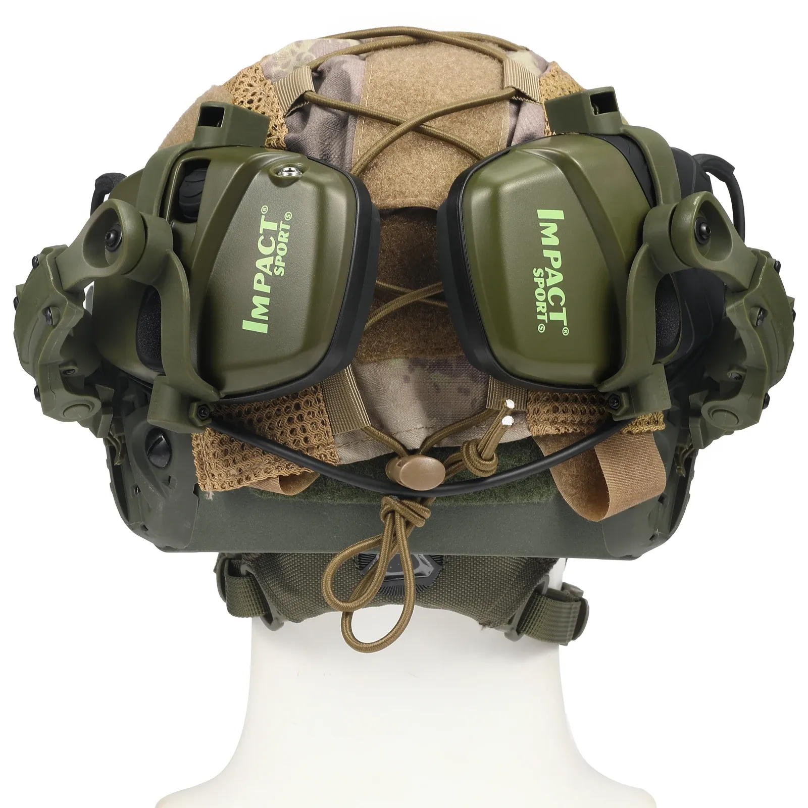 Casque de tir électronique, détail de conception