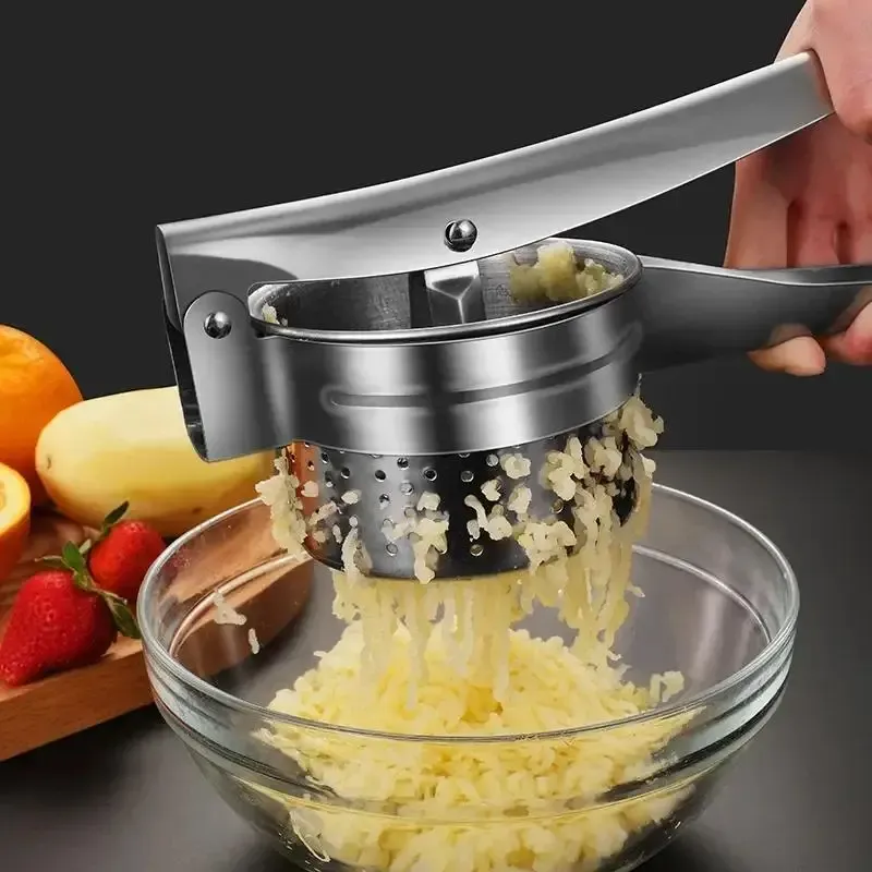 Presse-pommes manuel en acier inoxydable pour la cuisine 1