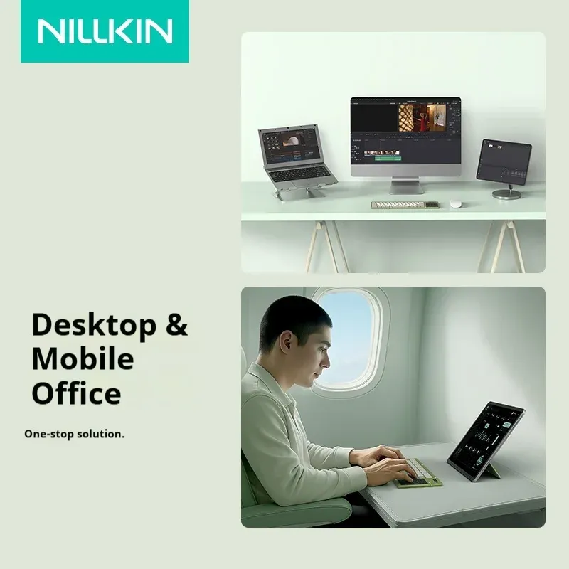 Clavier Bluetooth pliable NILLKIN Cube avec pavé tactile, compatible iPad, iOS, Android, PC et ordinateur portable 2