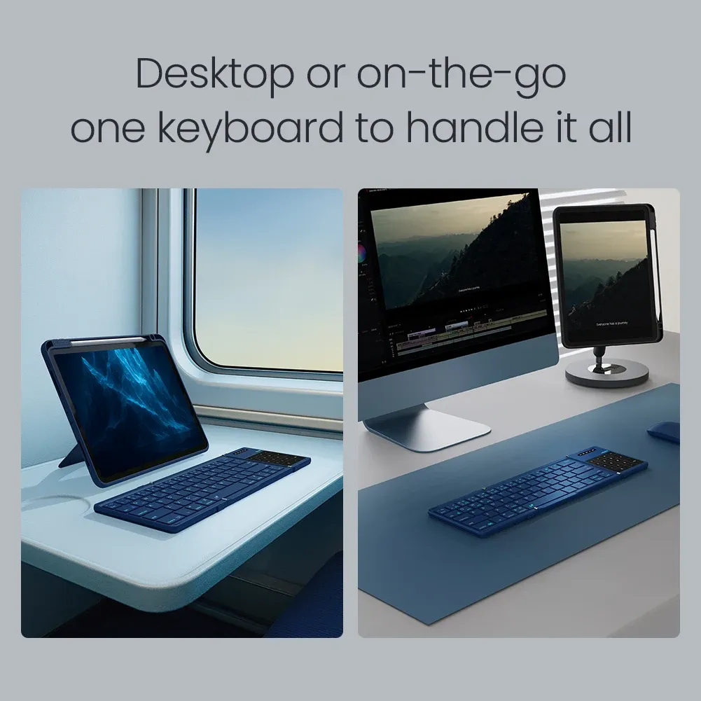Clavier pliable NILLKIN Cube en situation de frappe