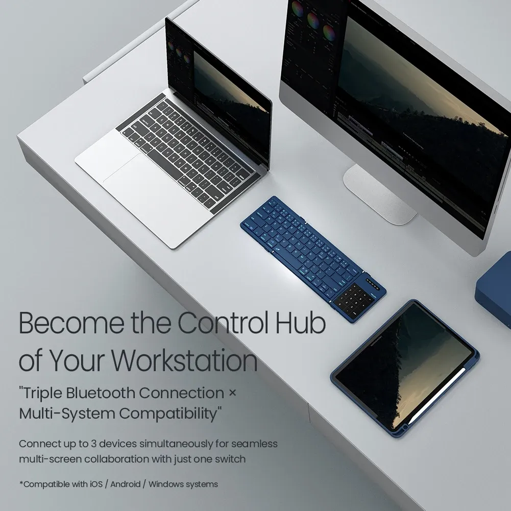 Clavier NILLKIN Cube avec pavé tactile intégré