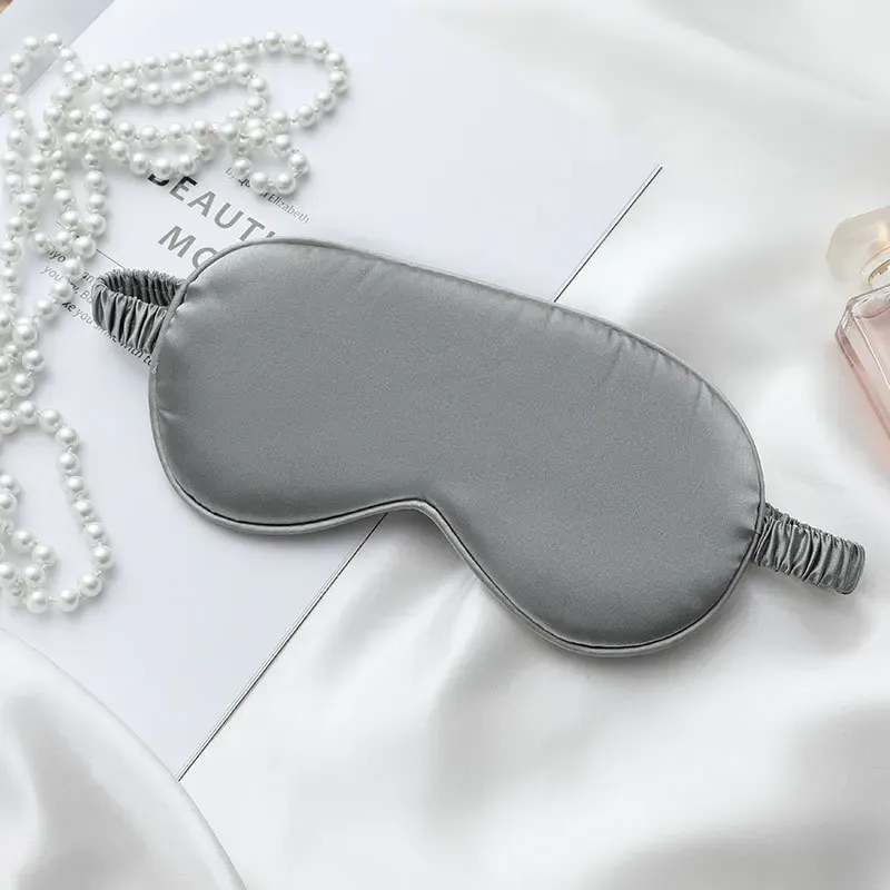 Masque de sommeil en soie double face, occultant et respirant, idéal pour le voyage 10