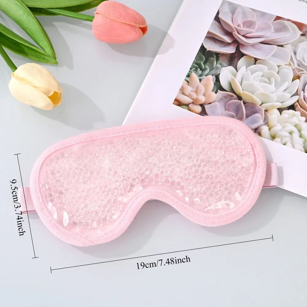 Masque pour les yeux chaud et froid, apaisant et relaxant 5