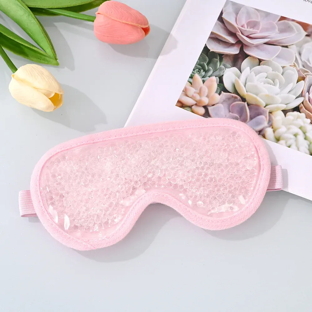 Masque pour les yeux chaud et froid, apaisant et relaxant 9