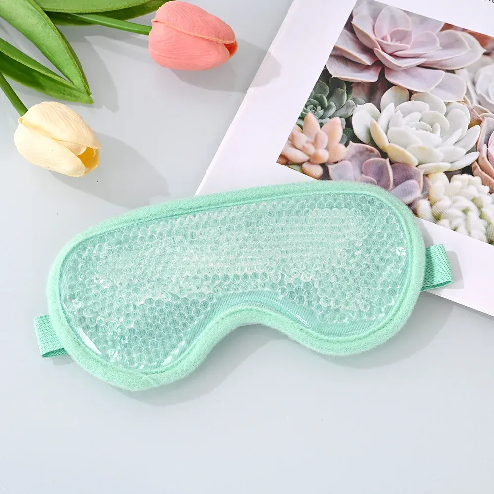 Masque pour les yeux chaud et froid, apaisant et relaxant 8