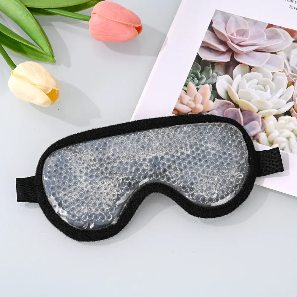 Masque pour les yeux chaud et froid, apaisant et relaxant 12