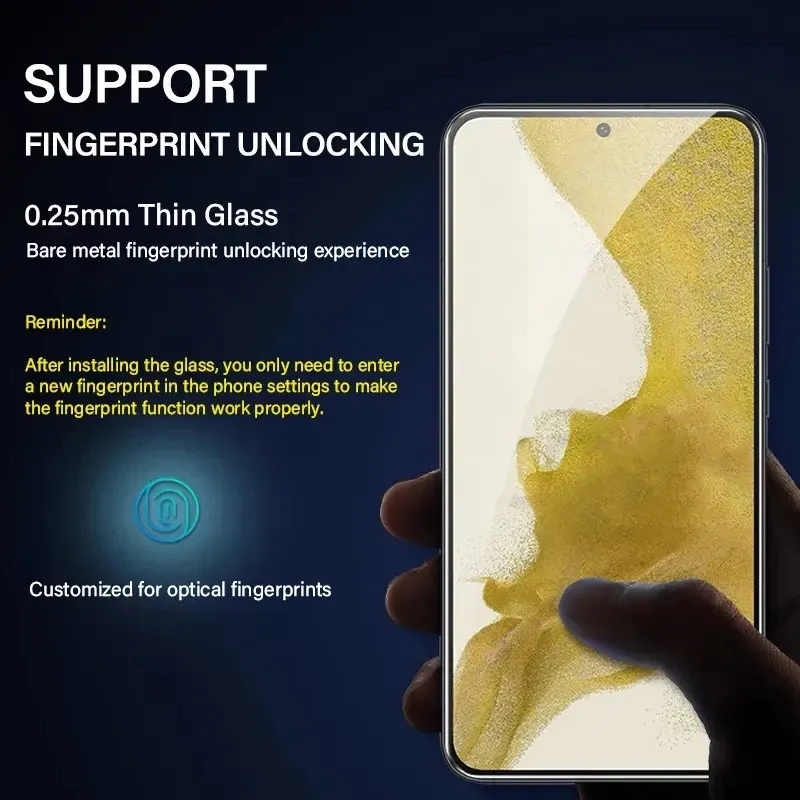 Film de protection en verre trempé pour smartphone Samsung Galaxy