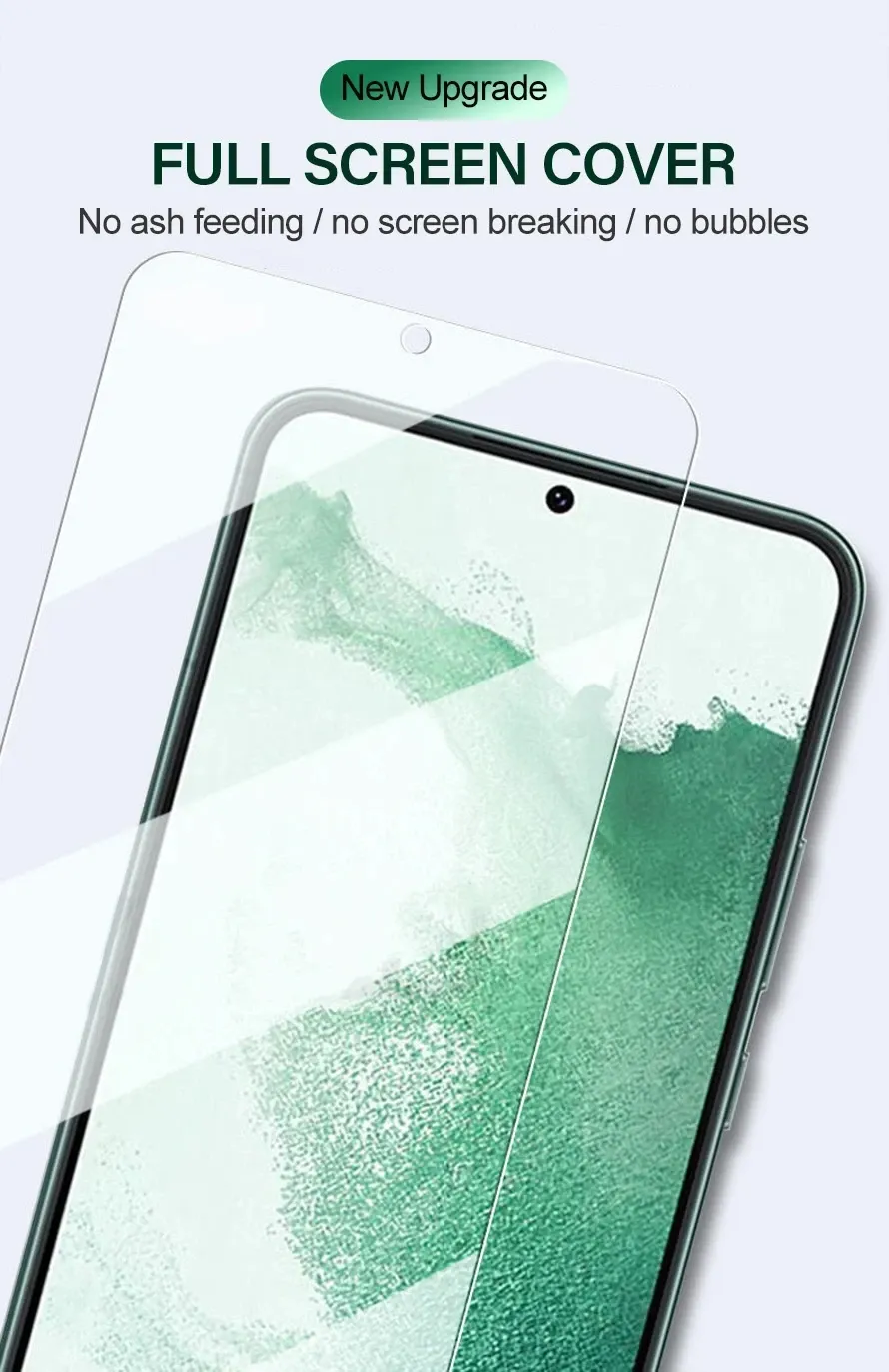 Film de protection installé sur smartphone