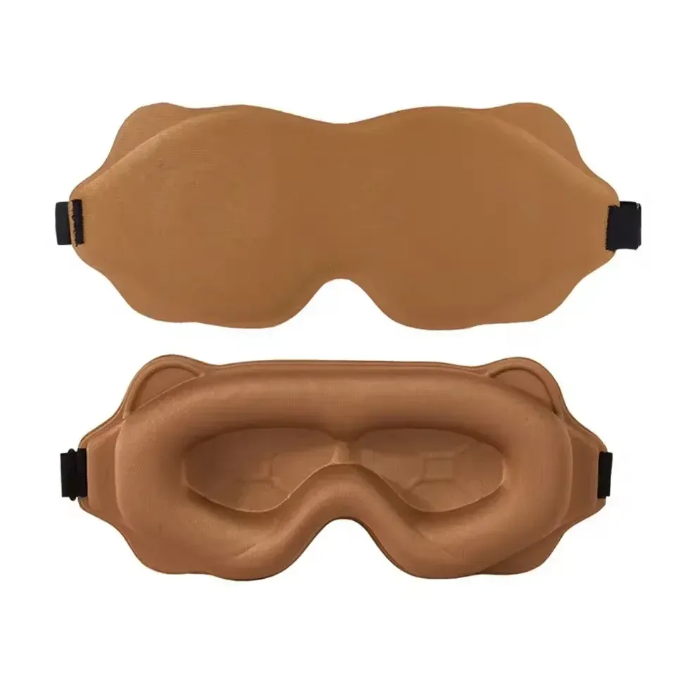 Masque de sommeil 6D léger, masque pour les yeux en mousse à mémoire de forme souple 10