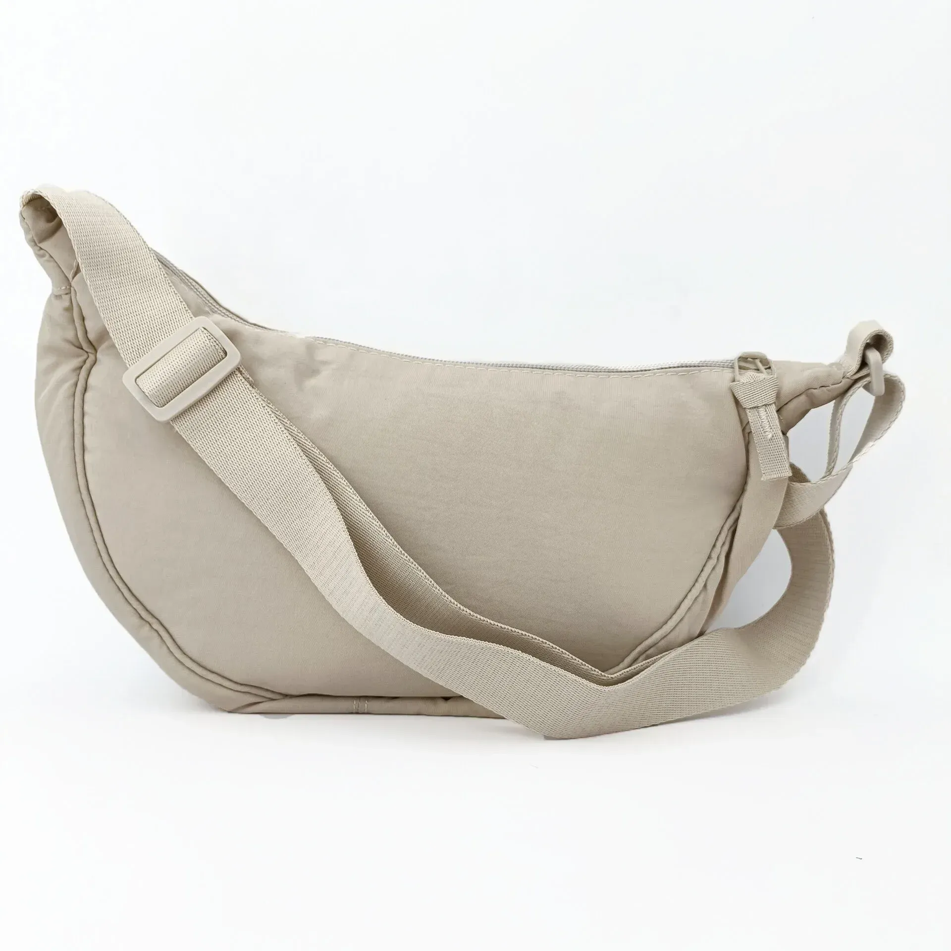 Sac à bandoulière Hobo en nylon décontracté pour femme, forme demi-lune 10