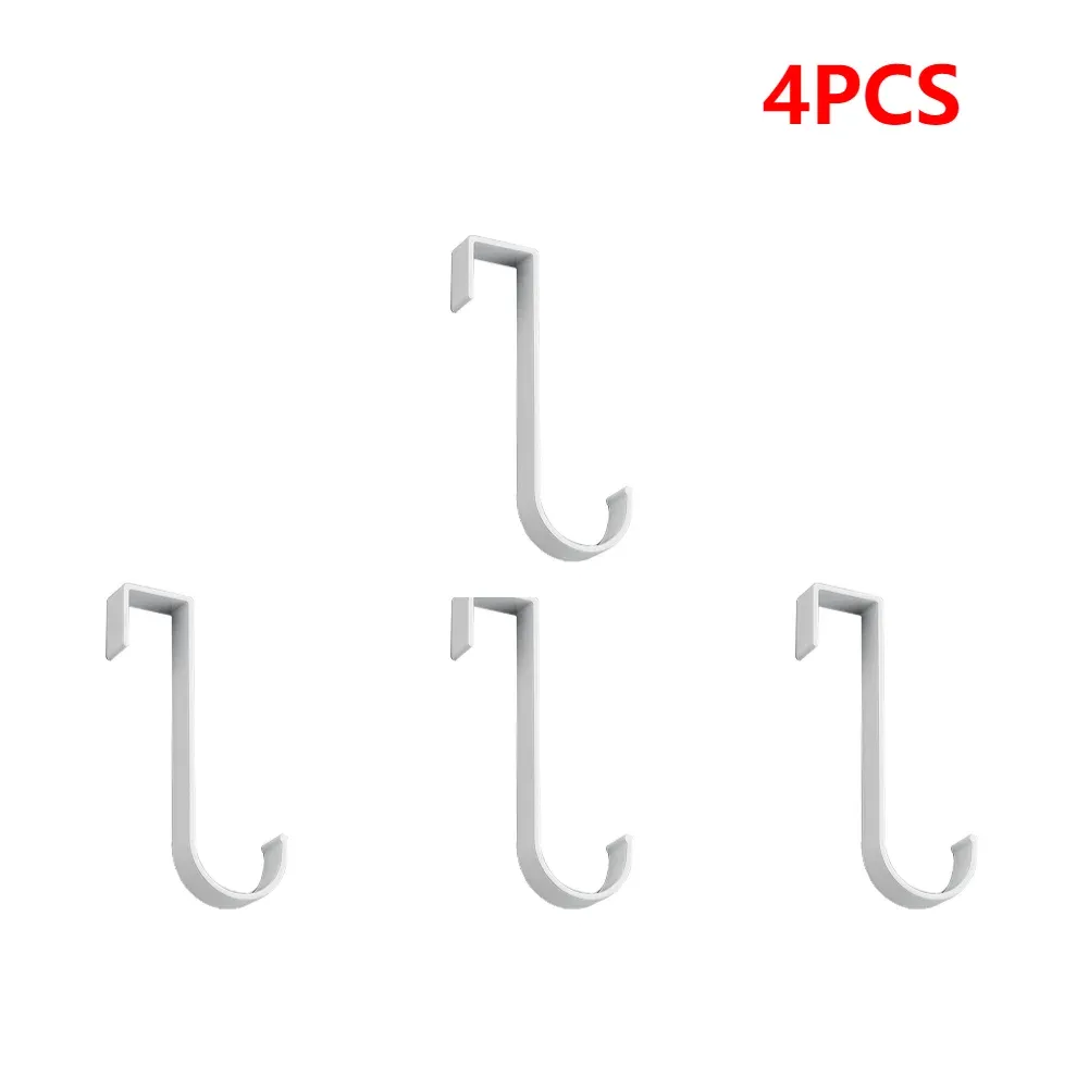 Crochet de porte en S pour armoire, lot de 1 à 6 pièces 17