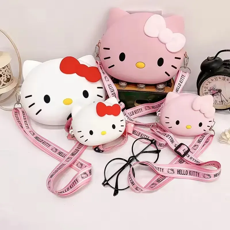 Sac à bandoulière 3D Hello Kitty pour femme, style Kawaii, 11 cm / 19 cm 2