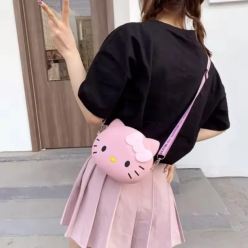 Sac à bandoulière 3D Hello Kitty pour femme, style Kawaii, 11 cm / 19 cm 4