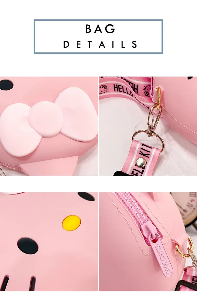 Sac à bandoulière Hello Kitty en 3D, vue d'ensemble