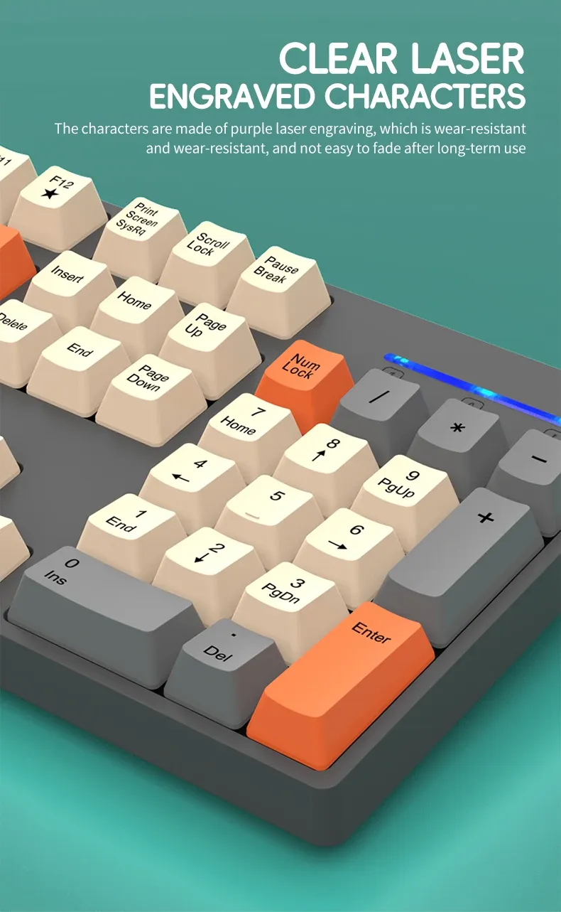 Clavier Shipadoo, frappe silencieuse