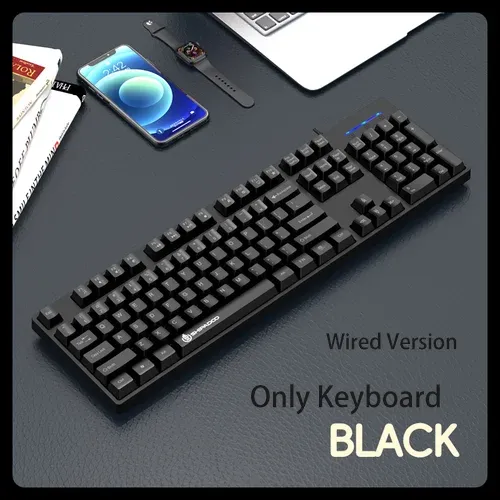 Ensemble clavier et souris sans fil Shipadoo Gaming, accessoires pour ordinateur portable, ordinateur de bureau, PC 12