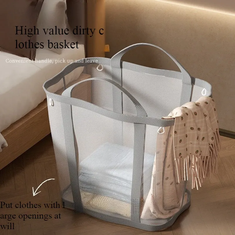 Panier à linge pliable grande capacité pour salle de bain - Image 1