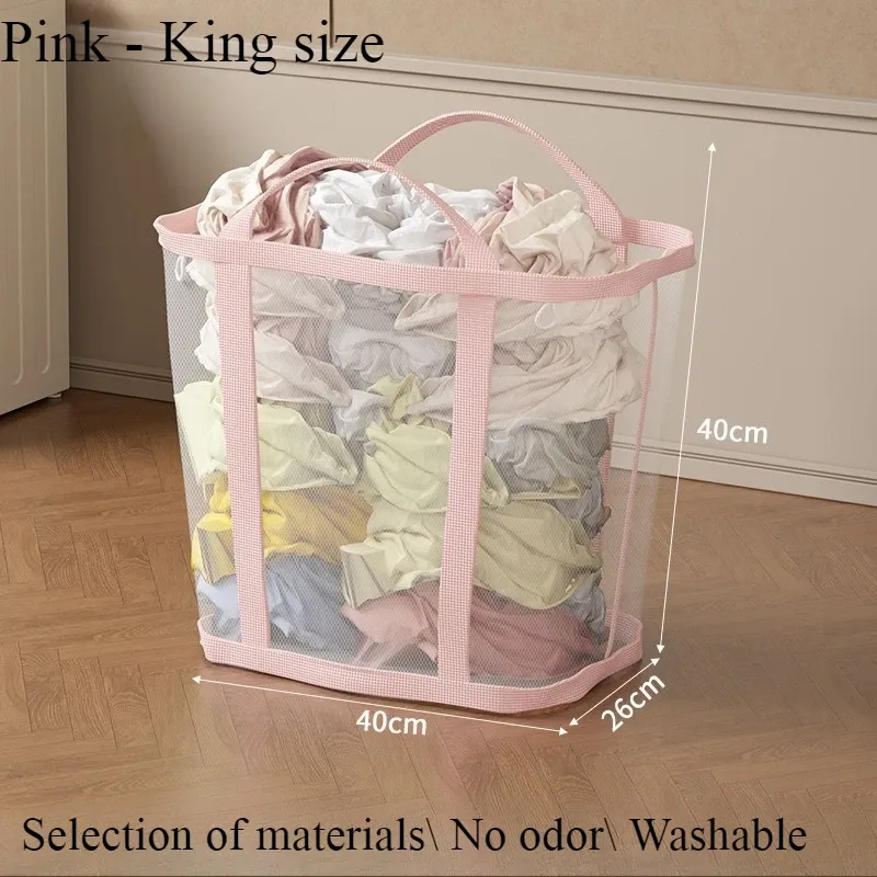 Panier à linge pliable grande capacité pour salle de bain 6