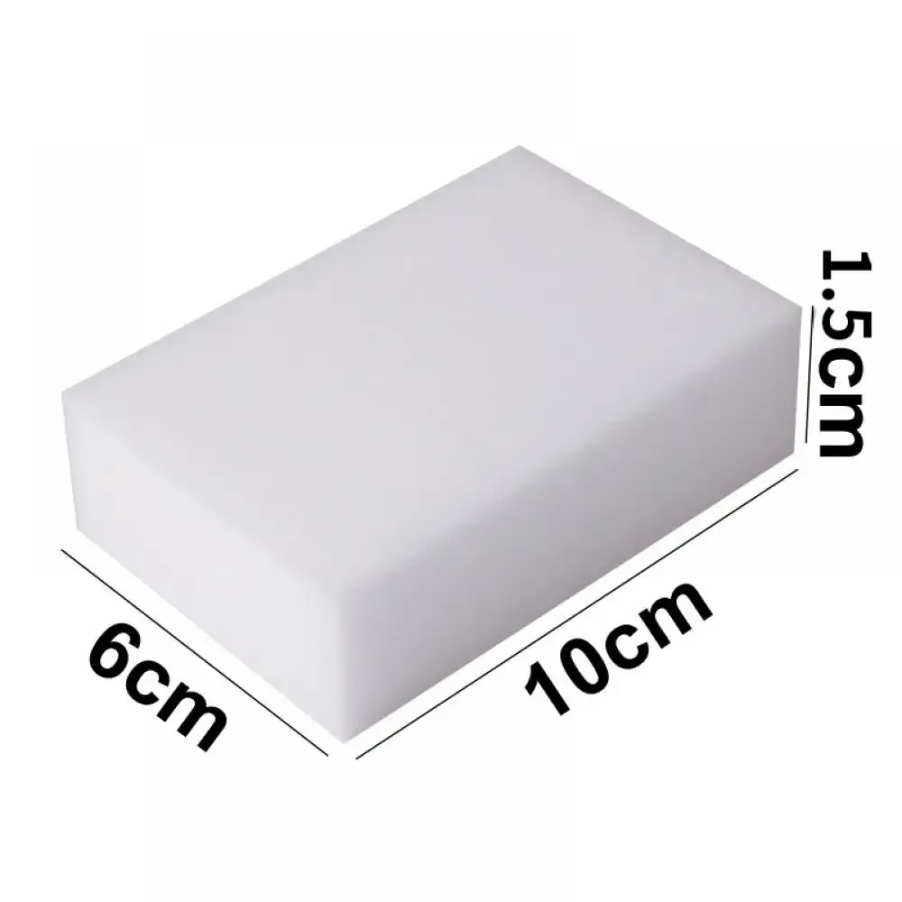 100 pièces/lot Éponge Magique en Mélamine pour Cuisine et Salle de Bain, Nettoyant Multi-Usages 100 x 60 x 15 mm 6