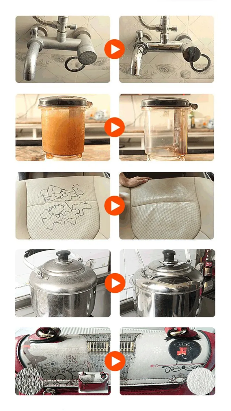Éponge mélamine magique en situation d'usage quotidien
