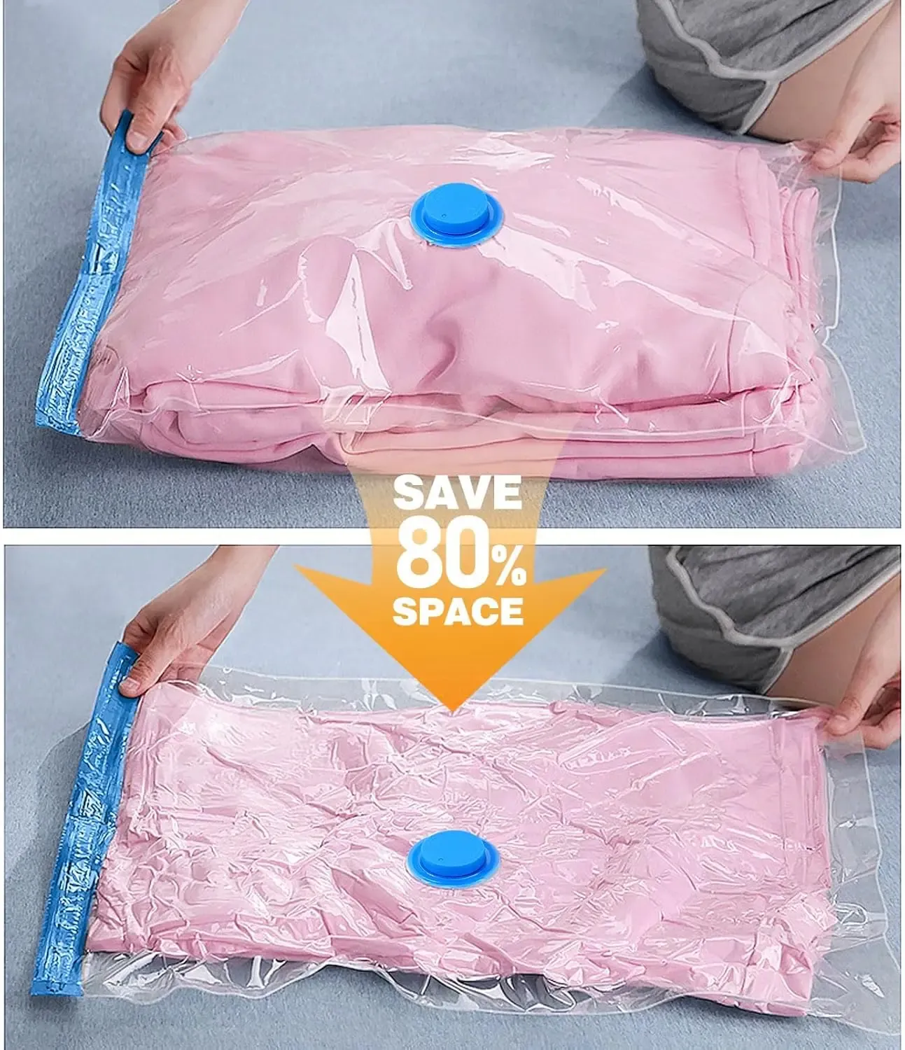 Sacs de rangement sous vide 6 tailles pour vêtements et couvertures 4