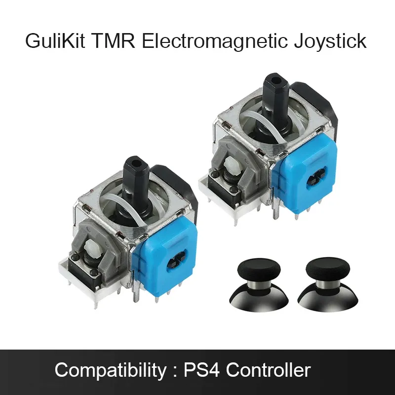 Manette GuliKit TMR avec capuchons de joystick pour PS4, PS5, manette PS5 Edge, Switch Pro, Xbox Series, accessoires de réparation 7