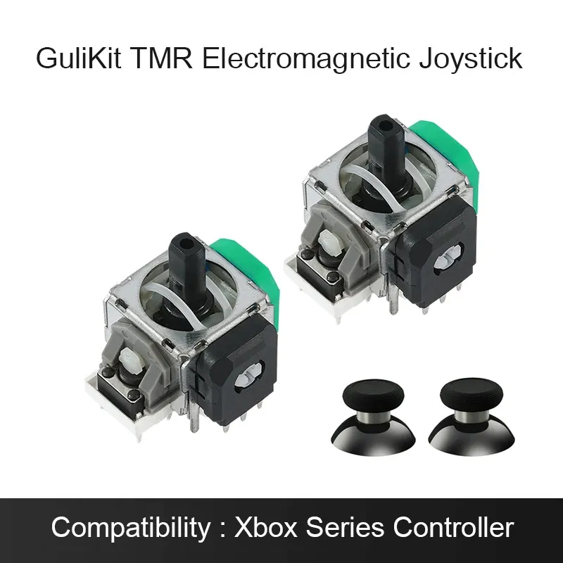 Manette GuliKit TMR avec capuchons de joystick pour PS4, PS5, manette PS5 Edge, Switch Pro, Xbox Series, accessoires de réparation 9