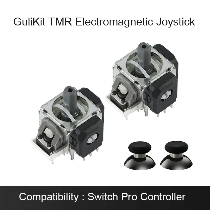 Manette GuliKit TMR avec capuchons de joystick pour PS4, PS5, manette PS5 Edge, Switch Pro, Xbox Series, accessoires de réparation 10