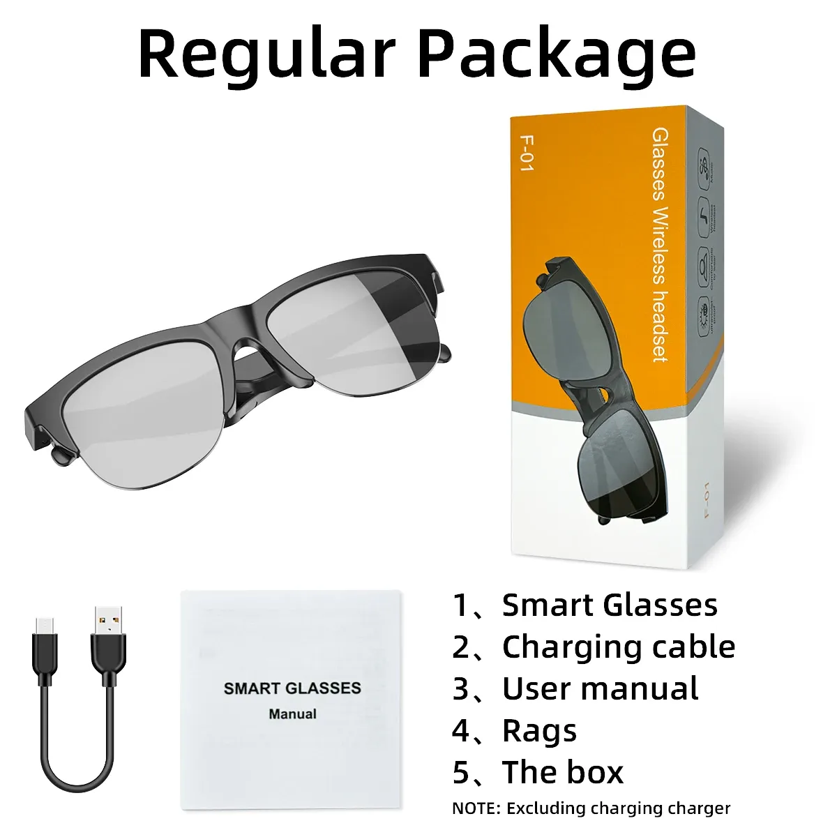 Lunettes intelligentes, finition premium
