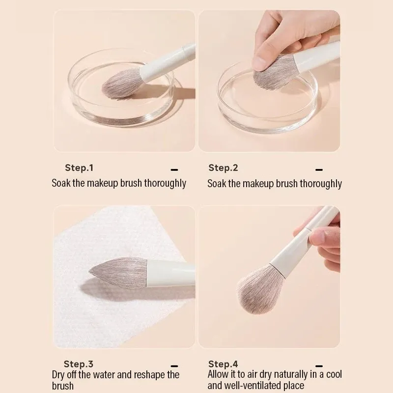 Ensemble de pinceaux de maquillage, ambiance soignée