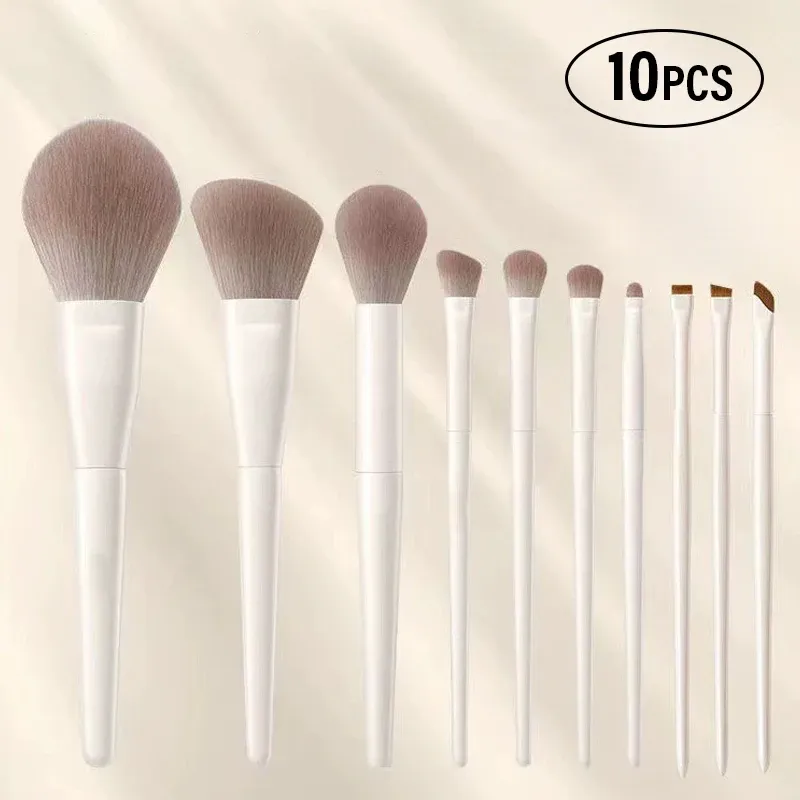 Ensemble de pinceaux de maquillage professionnels, 5, 7, 10 ou 12 pièces 9